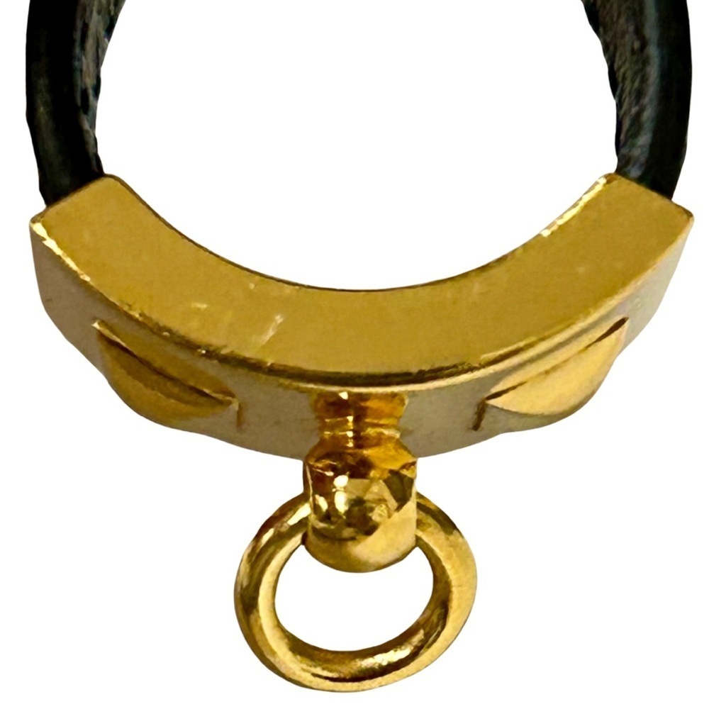 Hermès Collier de Chien Leather & Gold-Tone Ring - Picture 7 of 8